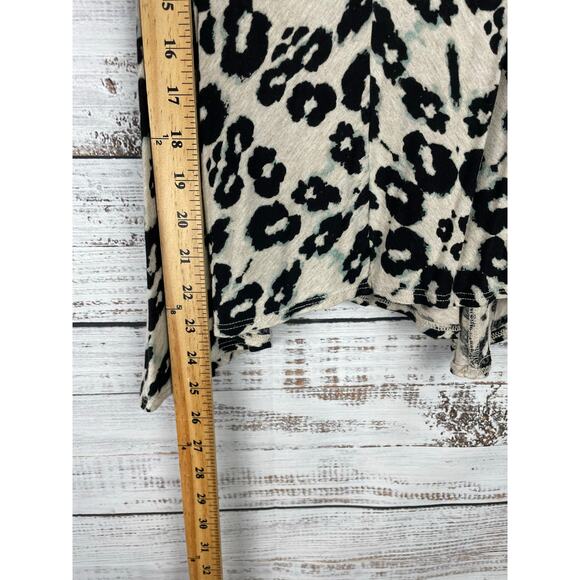 Rebecca Taylor Medium Leopard Print Tank Top Flowy Strappy Soft Boho Mob Wife - Picture 5 of 6